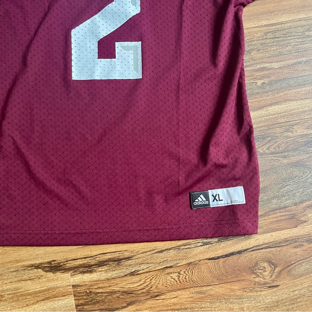 Adidas Maroon and White Texas A&M Jersey Johnny manzel xl - Picture 4 of 8